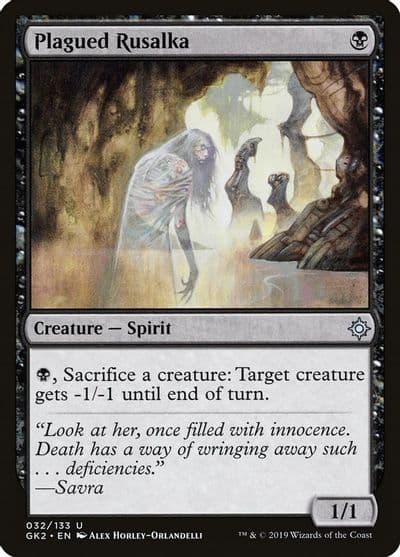 Plagued Rusalka Ravnica Allegiance: Guild Kits Magic card
