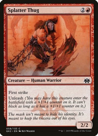 Splatter Thug Ravnica Allegiance: Guild Kits Magic card
