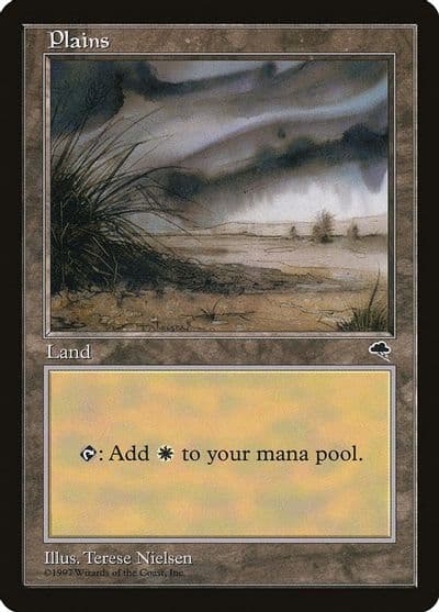 Plains Shrub Tempest Magic card