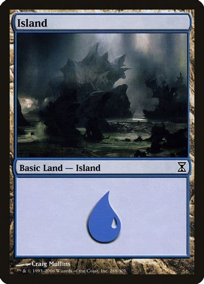 Island 288 Time Spiral Magic card