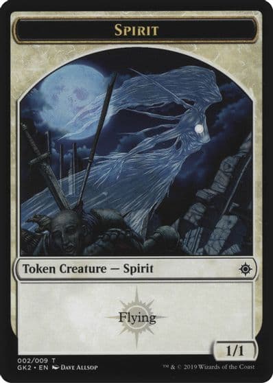 Spirit 002 Spirit 010 Double Sided Token Ravnica Allegiance: Guild Kits Magic card