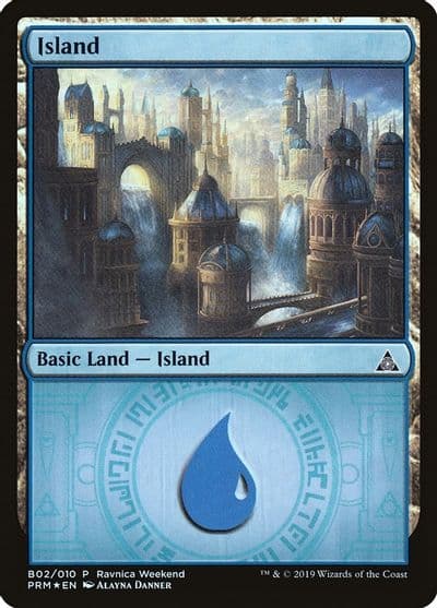 Island Azorius B02 Launch Party & Release Event Promos Magic card