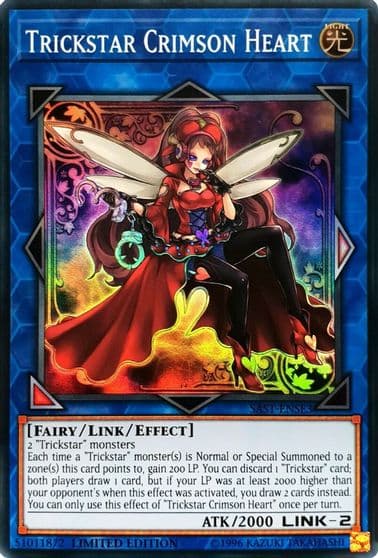 Trickstar Crimson Heart Savage Strike Yu-Gi-Oh! card