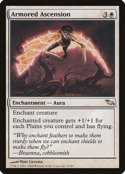 Armored Ascension Shadowmoor Magic card