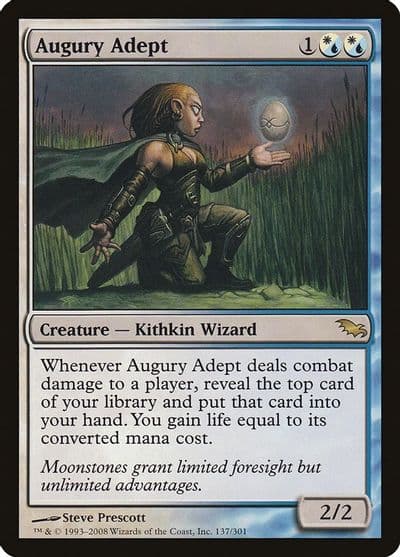 Augury Adept Shadowmoor Magic card