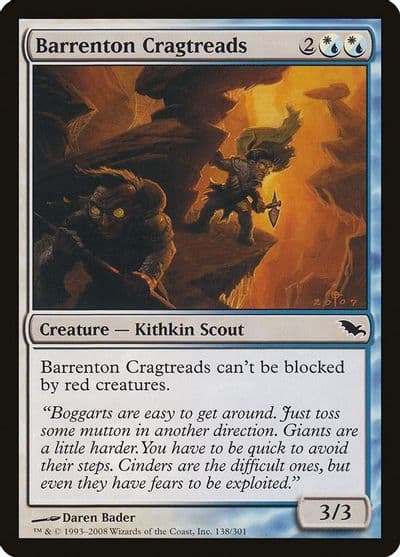 Barrenton Cragtreads Shadowmoor Magic card