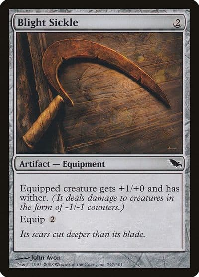 Blight Sickle Shadowmoor Magic card