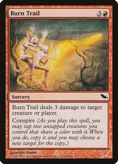 Burn Trail Shadowmoor Magic card