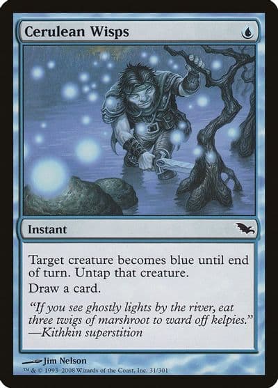 Cerulean Wisps Shadowmoor Magic card