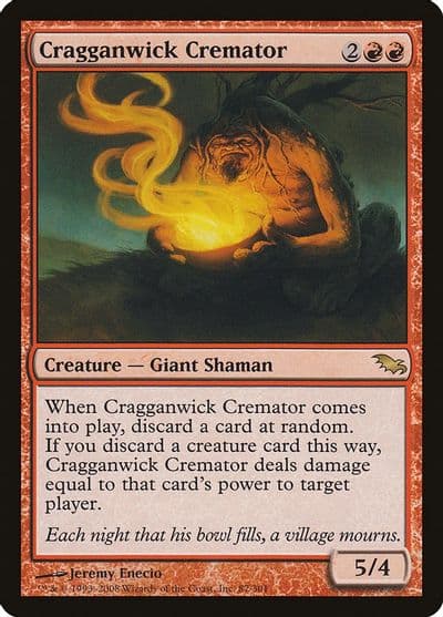 Cragganwick Cremator Shadowmoor Magic card