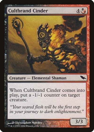 Cultbrand Cinder Shadowmoor Magic card