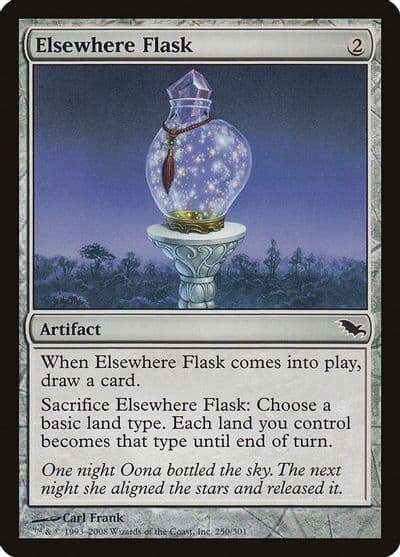 Elsewhere Flask Shadowmoor Magic card