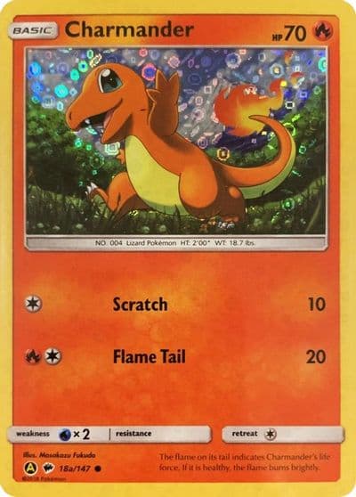 Charmander - 18a/147 Alternate Art Promos Pokemon card