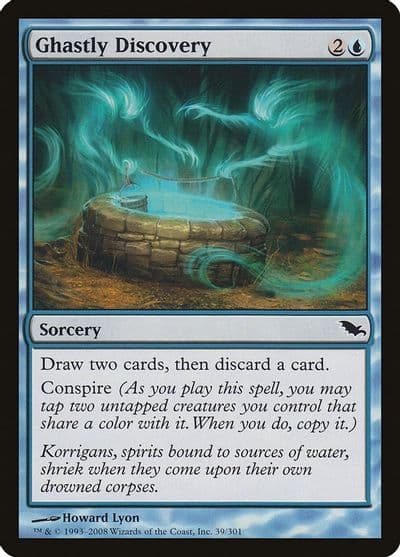Ghastly Discovery Shadowmoor Magic card