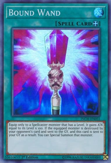 Bound Wand The Infinity Chasers Yu-Gi-Oh! card