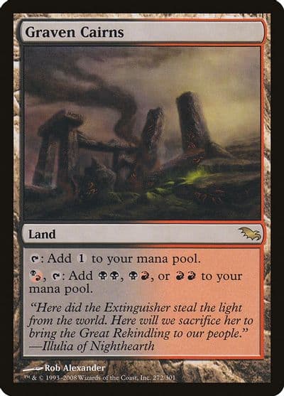 Graven Cairns Shadowmoor Magic card
