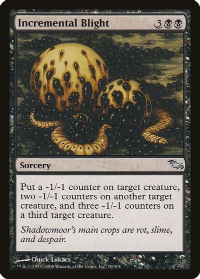 Incremental Blight Shadowmoor Magic card