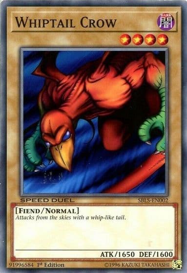 Whiptail Crow Speed Duel: Arena of Lost Souls Yu-Gi-Oh! card