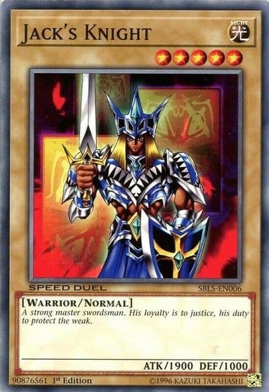 Jacks Knight Speed Duel: Arena of Lost Souls Yu-Gi-Oh! card