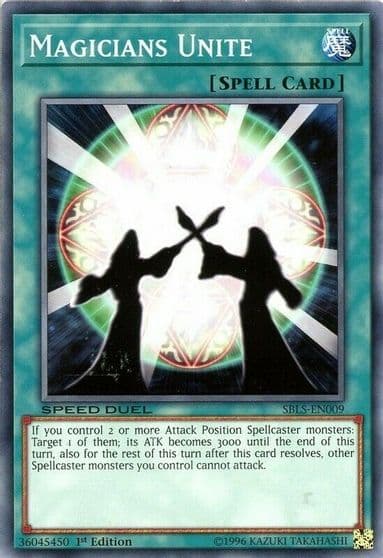 Magicians Unite Speed Duel: Arena of Lost Souls Yu-Gi-Oh! card