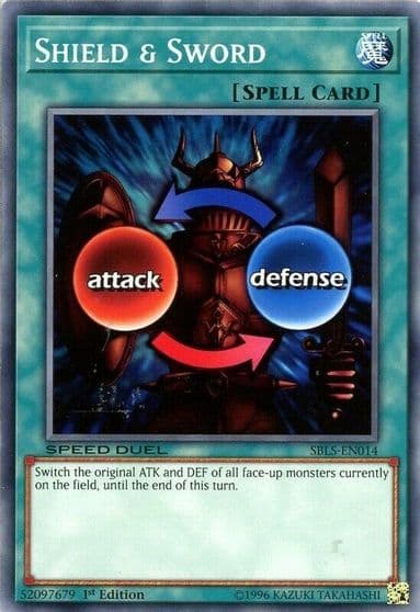 Shield and Sword Speed Duel: Arena of Lost Souls Yu-Gi-Oh! card