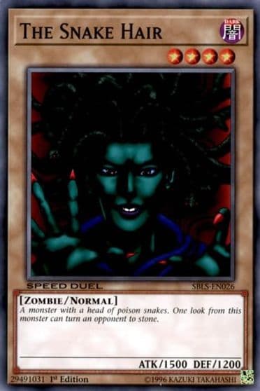 The Snake Hair Speed Duel: Arena of Lost Souls Yu-Gi-Oh! card
