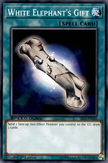 White Elephants Gift Speed Duel: Arena of Lost Souls Yu-Gi-Oh! card