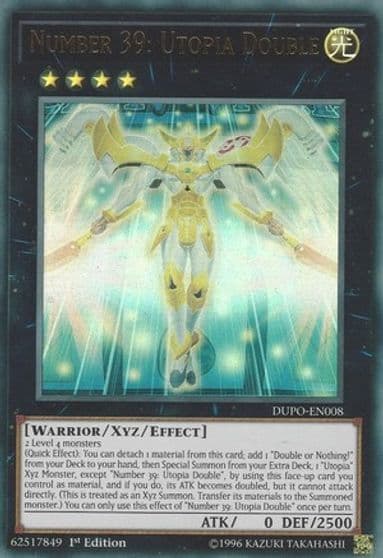 Number 39 Utopia Double Duel Power Yu-Gi-Oh! card