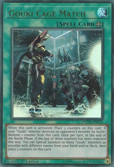 Gouki Cage Match Duel Power Yu-Gi-Oh! card
