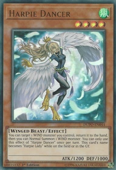 Harpie Dancer Duel Power Yu-Gi-Oh! card
