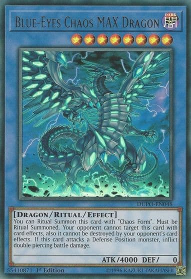 Blue Eyes Chaos MAX Dragon Duel Power Yu-Gi-Oh! card