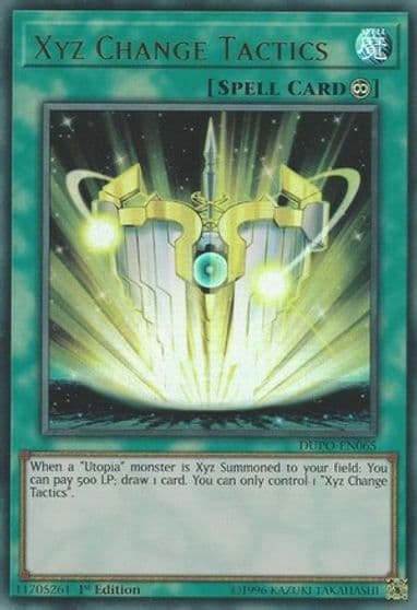 Xyz Change Tactics Duel Power Yu-Gi-Oh! card