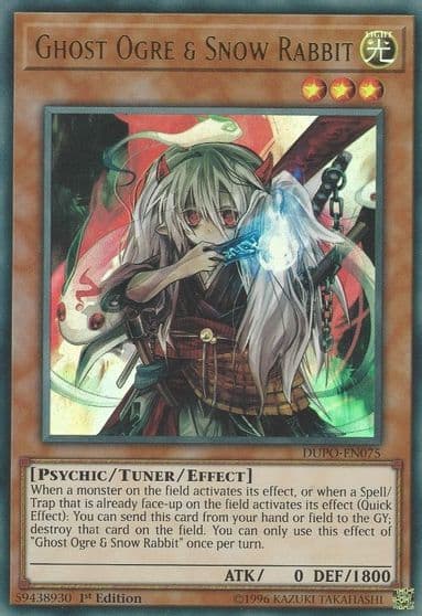 Ghost Ogre and Snow Rabbit Duel Power Yu-Gi-Oh! card