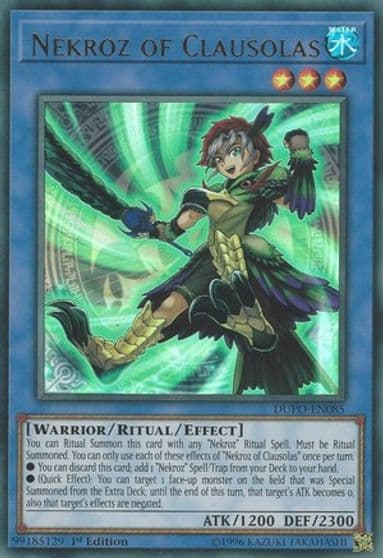 Nekroz of Clausolas Duel Power Yu-Gi-Oh! card