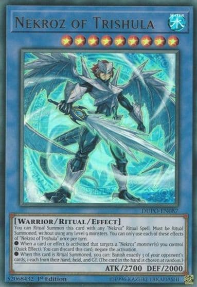 Nekroz of Trishula Duel Power Yu-Gi-Oh! card