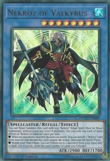 Nekroz of Valkyrus Duel Power Yu-Gi-Oh! card