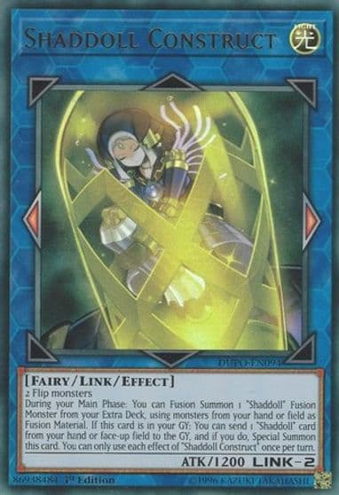 Shaddoll Construct Duel Power Yu-Gi-Oh! card