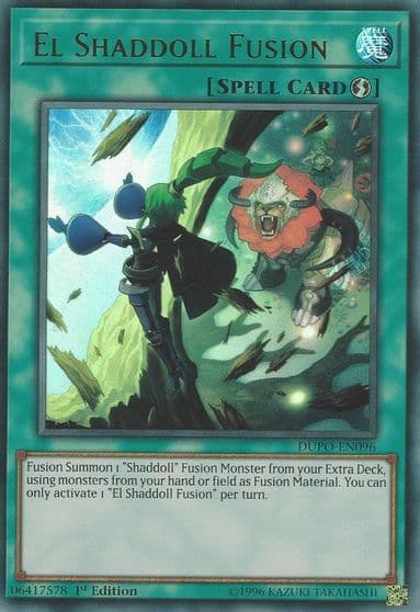 El Shaddoll Fusion Duel Power Yu-Gi-Oh! card