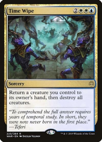 Time Wipe War of the Spark Magic card