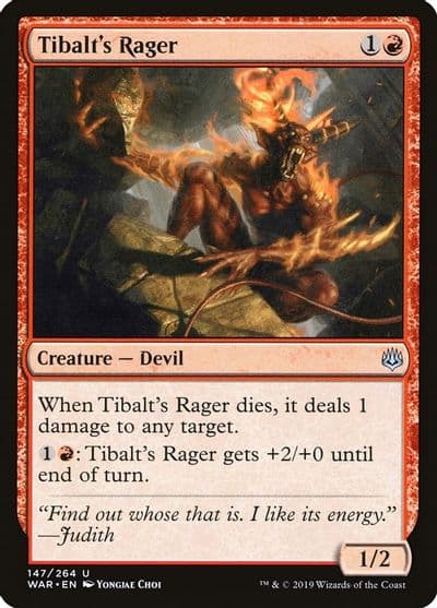 Tibalts Rager War of the Spark Magic card