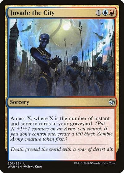 Invade the City War of the Spark Magic card