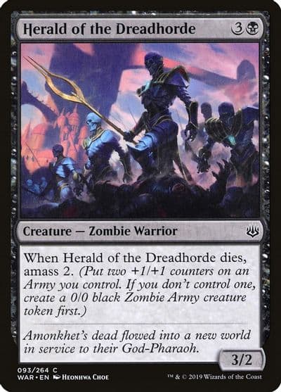 Herald of the Dreadhorde War of the Spark Magic card