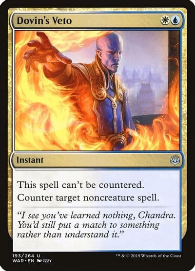 Dovins Veto War of the Spark Magic card
