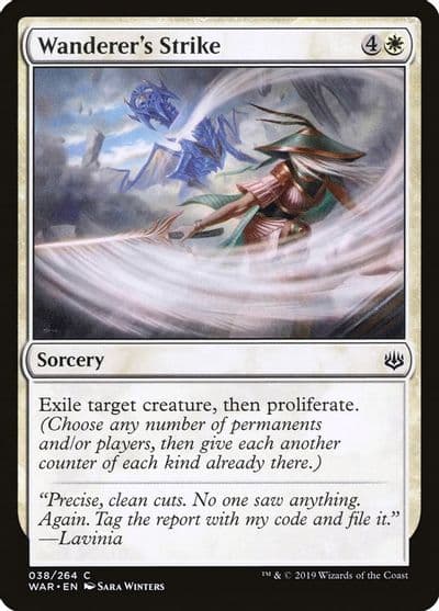 Wanderers Strike War of the Spark Magic card