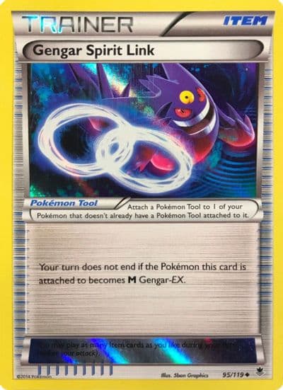 Gengar Spirit Link (Alternate Holo) (Gamestop Exclusive) Miscellaneous Cards & Products Pokemon card