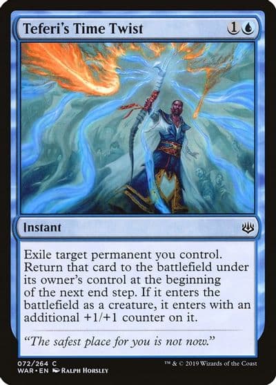 Teferis Time Twist War of the Spark Magic card