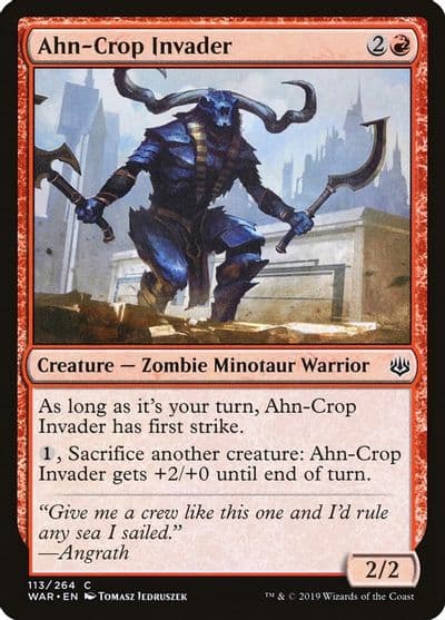 Ahn Crop Invader War of the Spark Magic card