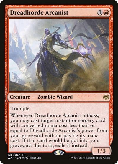 Dreadhorde Arcanist War of the Spark Magic card