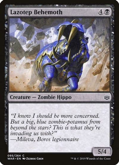 Lazotep Behemoth War of the Spark Magic card