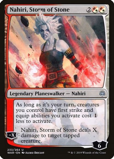 Nahiri Storm of Stone War of the Spark Magic card
